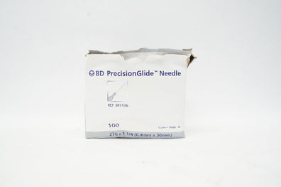 BD 305136 PrecisionGlide Ndle 27G x 1 1/4 - Box of 100
